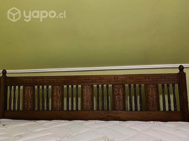 Marquesa de madera dos plazas