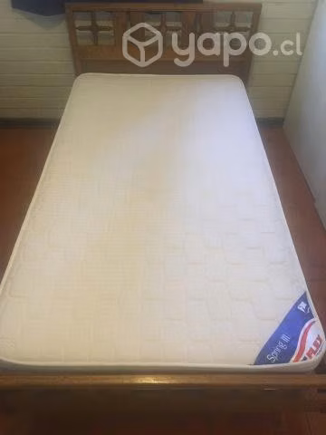 Cama y Colchón 1.5 Plaza 70.000