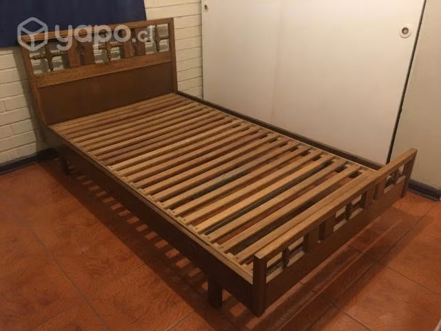 Cama y Colchón 1.5 Plaza 70.000