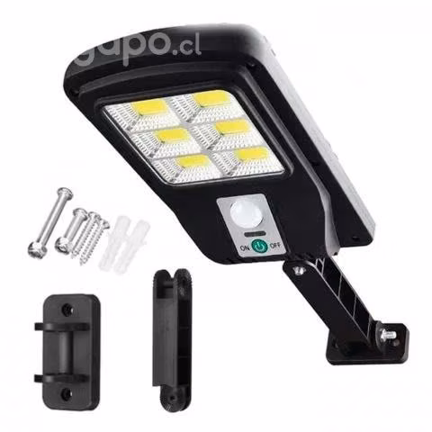4 Focos Led con Paneles solares sin control
