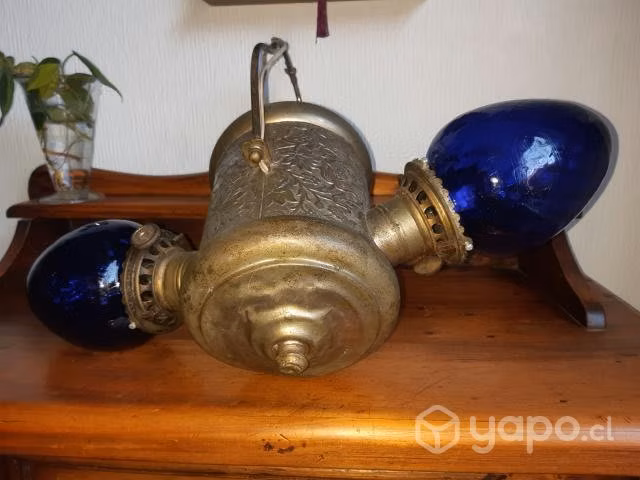 Lampara a parafina reacondicionada para ampolletas - Imagen 5