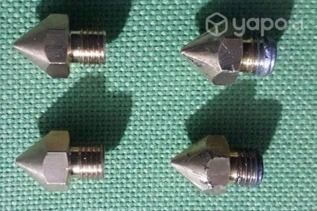 4 Boquillas 0.4mm para impresoras 3D