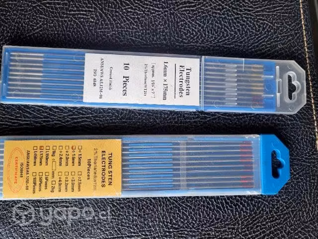 Varillas de tungsteno