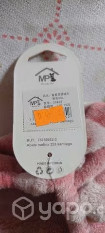 Ropita para el peludo de la familia