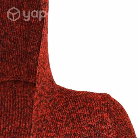 Chaleco Burdeo XL Con Gorro Largo Grueso 8811