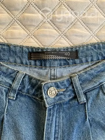 Mom Jeans Nuevos Talla 40 - Imagen 3