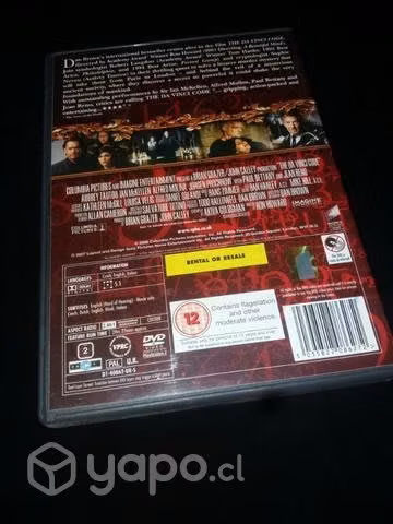 Película El código da Vinci dvd (En Inglés)