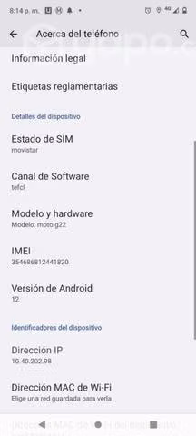 Celular moto G22 - Imagen 3