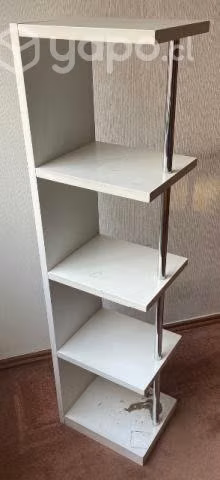 Repisa blanca de melamina - Imagen 2
