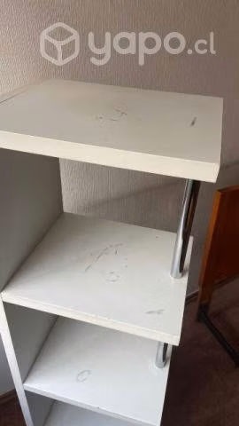 Repisa blanca de melamina - Imagen 3