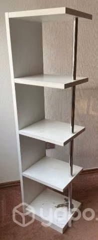 Repisa blanca de melamina