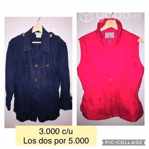 Ropa usada polerones y chalecos