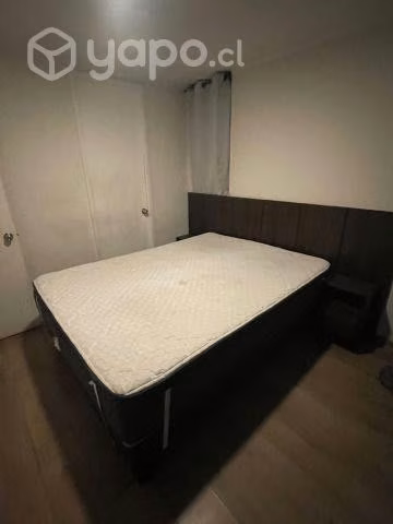 Cama 2 plazas Rossen con colchon europeo y respald - Imagen 4