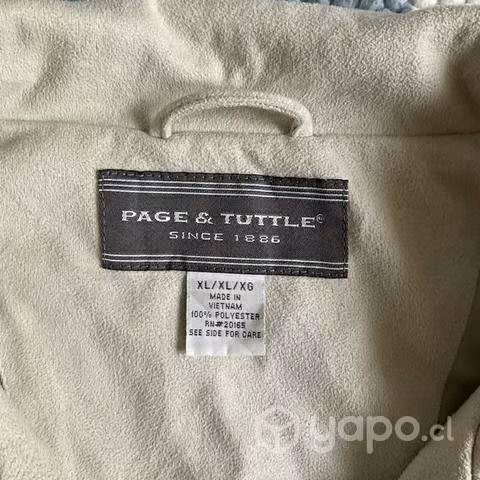 Casaca Clásica de Gamuza Talla XL - Imagen 6