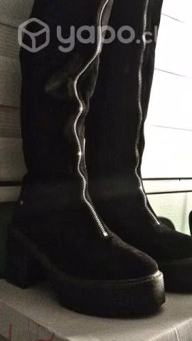 Botas largas/color negro - Imagen 2