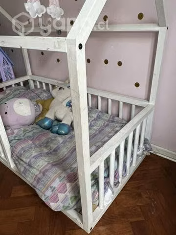 Cama Casita Madera Montessori - Imagen 3