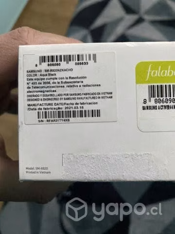 Celular S20 FE + Smart Watch Active2