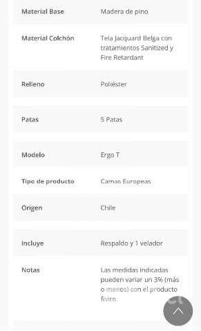 Cama Rosen 1.5 - Imagen 6