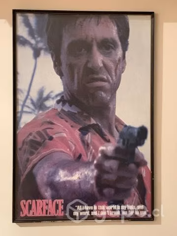 Cuadro scarface silvester stallone