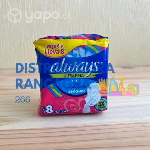 Toallitas higiénicas Always Día