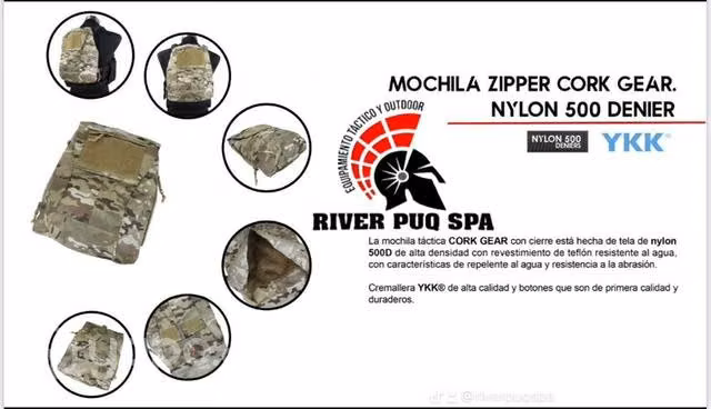 Chaleco Táctico porta placas