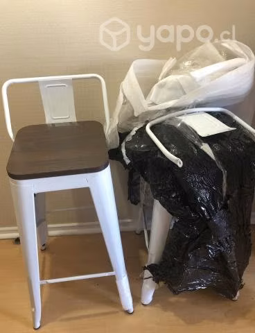 2 sillas altas para barra totalmente nuevas - Imagen 2