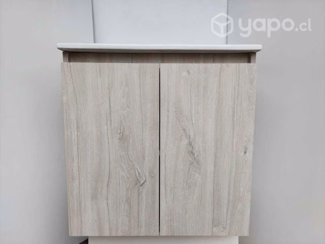 Muebles vanitorio flotante con cubierta de losa
