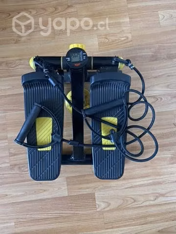 Mini Escaladora y Elíptica Con Bandas Elásticas