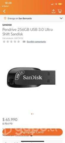Pendrive Sandisk 256 GB USB 3.0 - Imagen 3