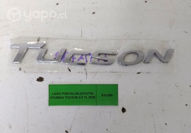 Logo Portalon (HTA778) Hyundai Tucson 2.0 TL 2020