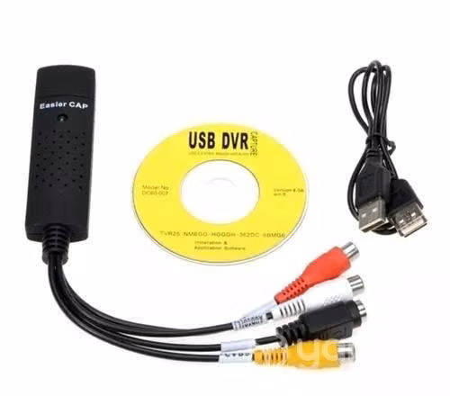 Capturadora Video Audio Usb Traspasa Vhs Camaras D