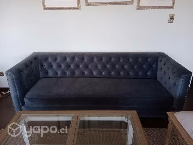 Sillón Sarah Miller 3 cuerpos gris