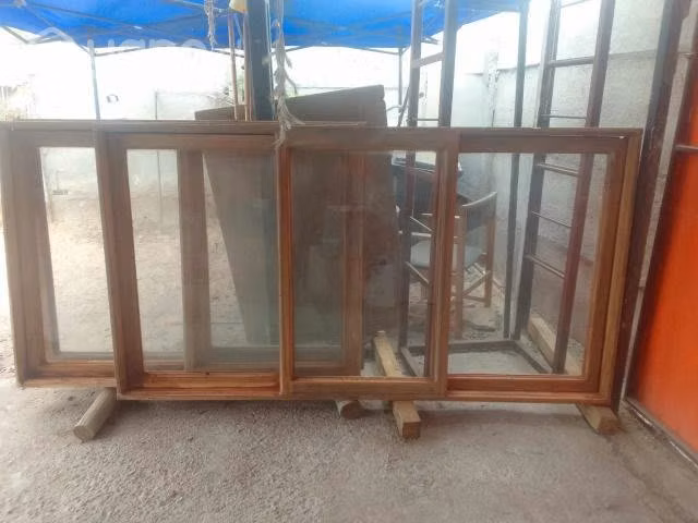 3 ventanas Roble correderas - Imagen 3