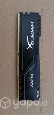 Memoria Ram HyperX® fury blackDDR4 8GB 2666MHz - Imagen 3