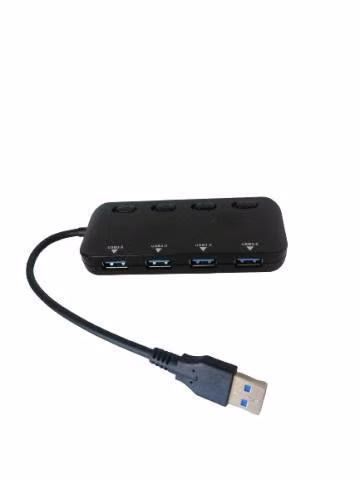 Hub USB 3.0 4 Puertos con Indicador Led e Interrup