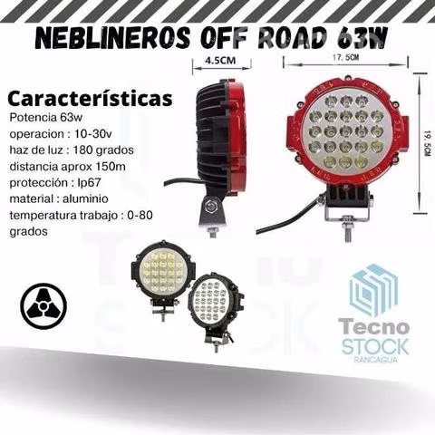X2 Neblinero off road 12/24v