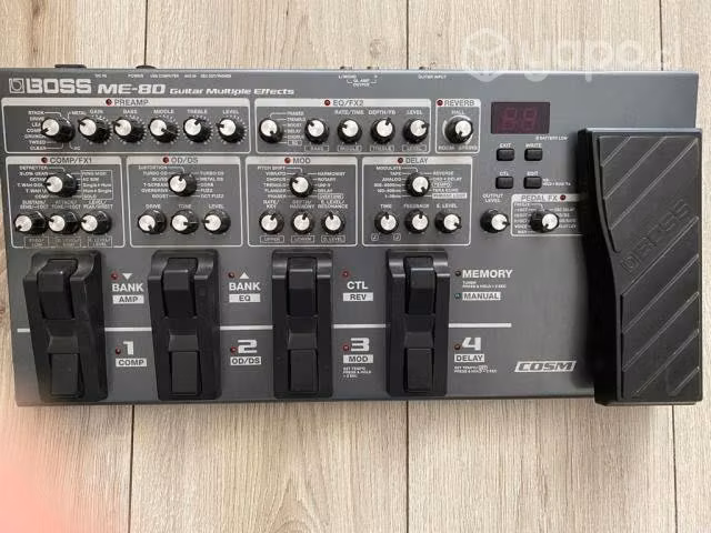 Pedalera multiefecto Boss ME-80 para guitarra