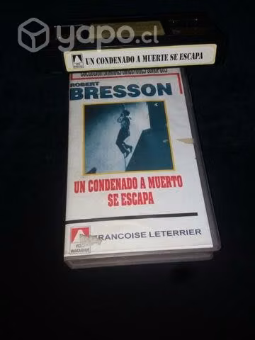 Película Un condenado a muerte se escapa vhs
