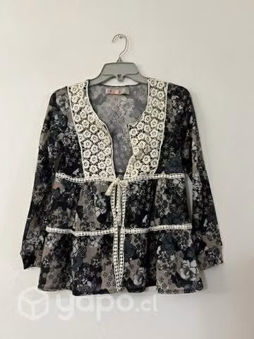 Tapado Marca Mor Talla S Color Negro Y Cafe