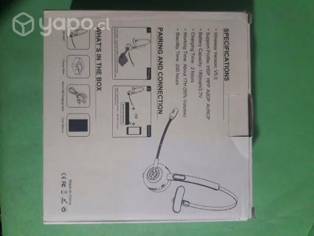 Audifono con microfono manos libres inalambrico - Imagen 6
