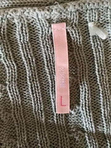 Cárdigan index talla L
