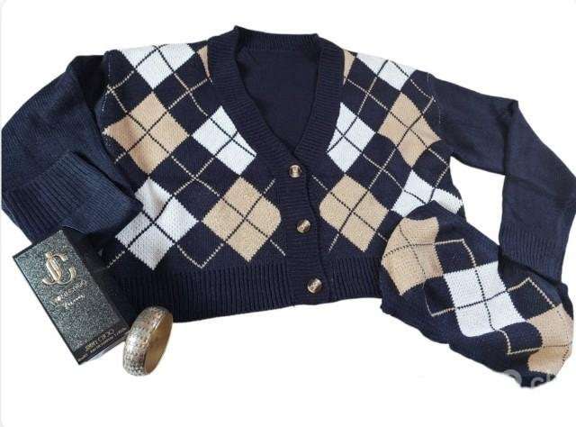 Cardigan set escocés - Imagen 4