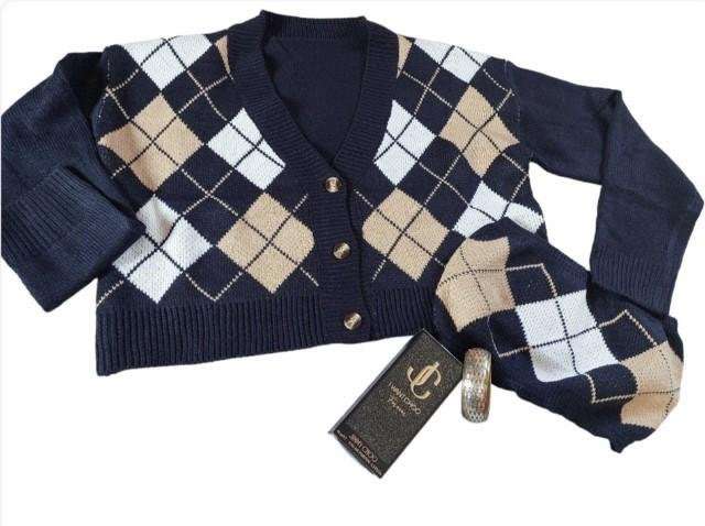 Cardigan set escocés - Imagen 3