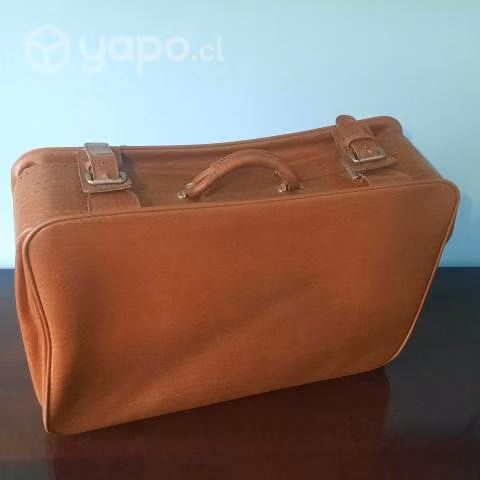 Maleta de cuero antigua, vintage
