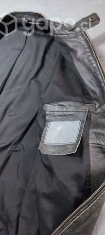 Chaqueta cuero oveja envejecida nueva permuto