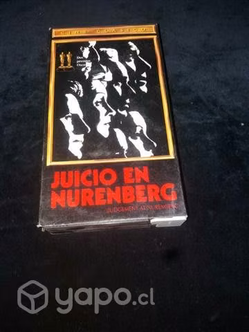 Película Juicio en Nurenberg vhs
