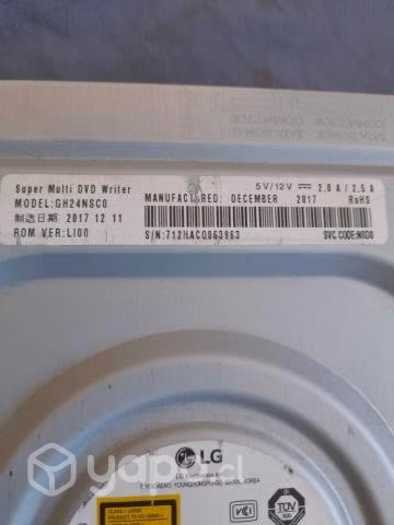 Dvd lg gh24nsco externo para pc