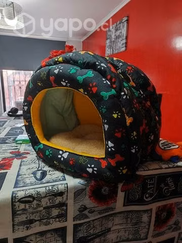 Casita y ropita para cachorro