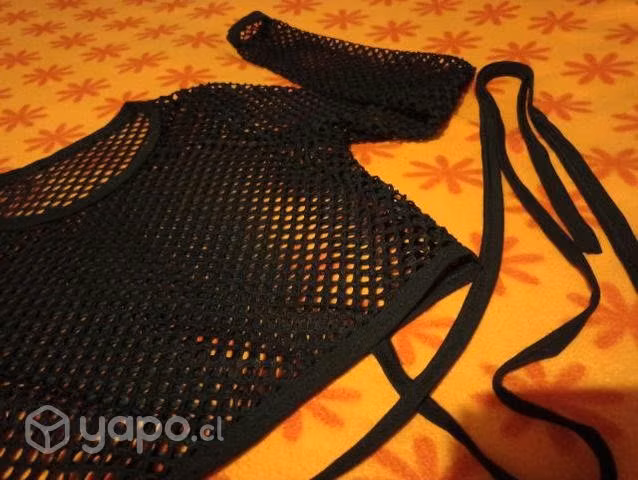 Top malla negro - Imagen 3