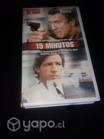 Película 15 minutos vhs